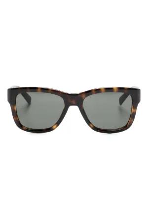 Saint Laurent Eyewear SL662 rectangle-frame Sunglasses | Black