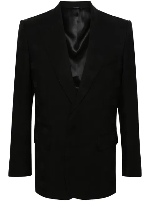 Dolce & Gabbana blazer con monograma en jacquard