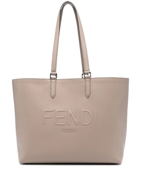 FENDI leather tote bag