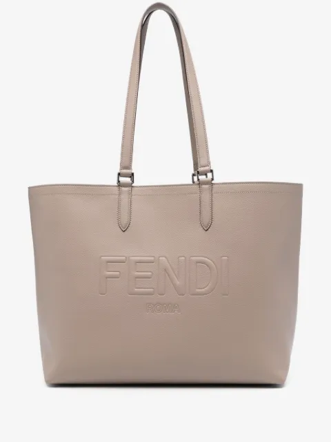 FENDI leather tote bag