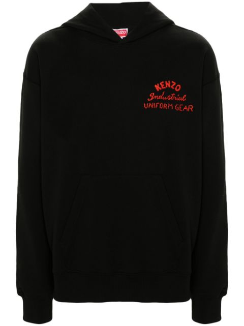 Kenzo Drawn Varsity cotton hoodie Men