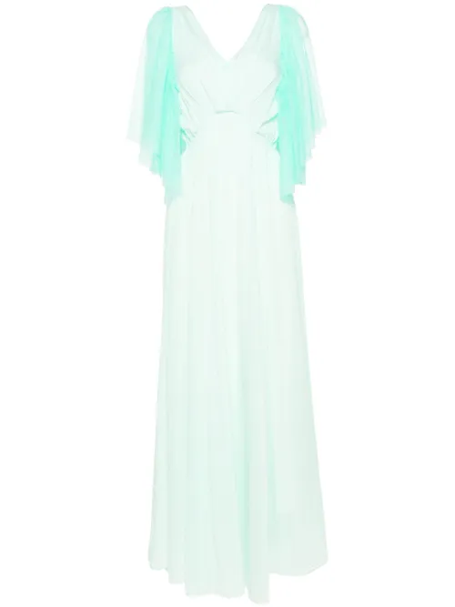 Robe à empiècements en tulle - Forte Forte - Modalova