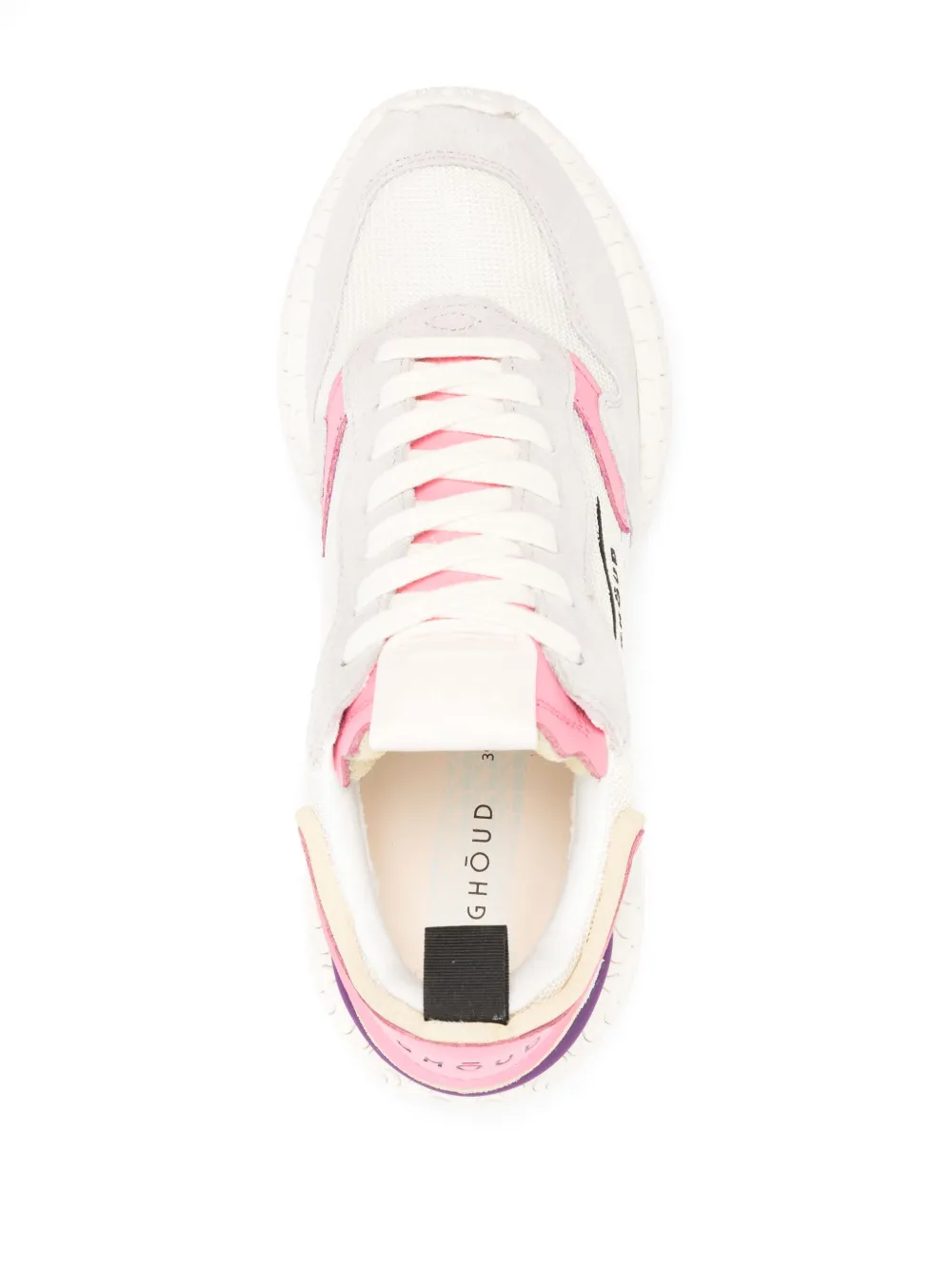 Shop Ghoud Tyre Panelled Sneakers In Neutrals