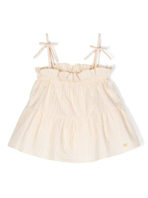Emporio Armani Kids Gestreiftes Oberteil