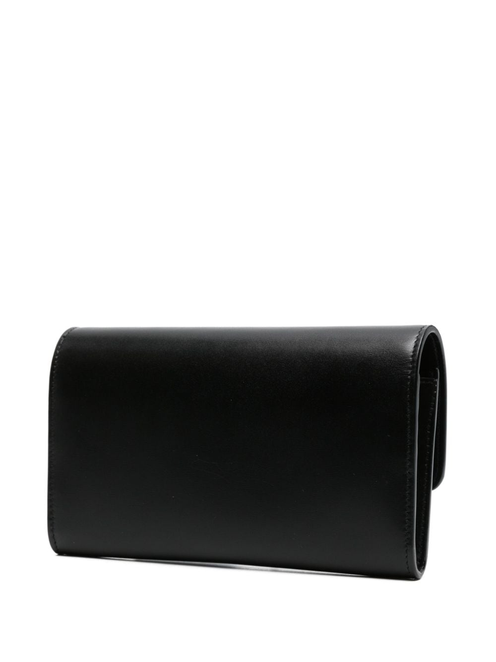 Pre-owned Saint Laurent Le Maillon Wallet-on-chain In Black