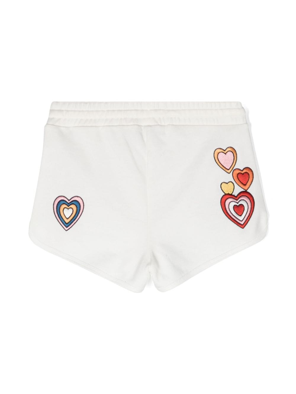 Stella McCartney Kids Shorts met hartpatch Wit