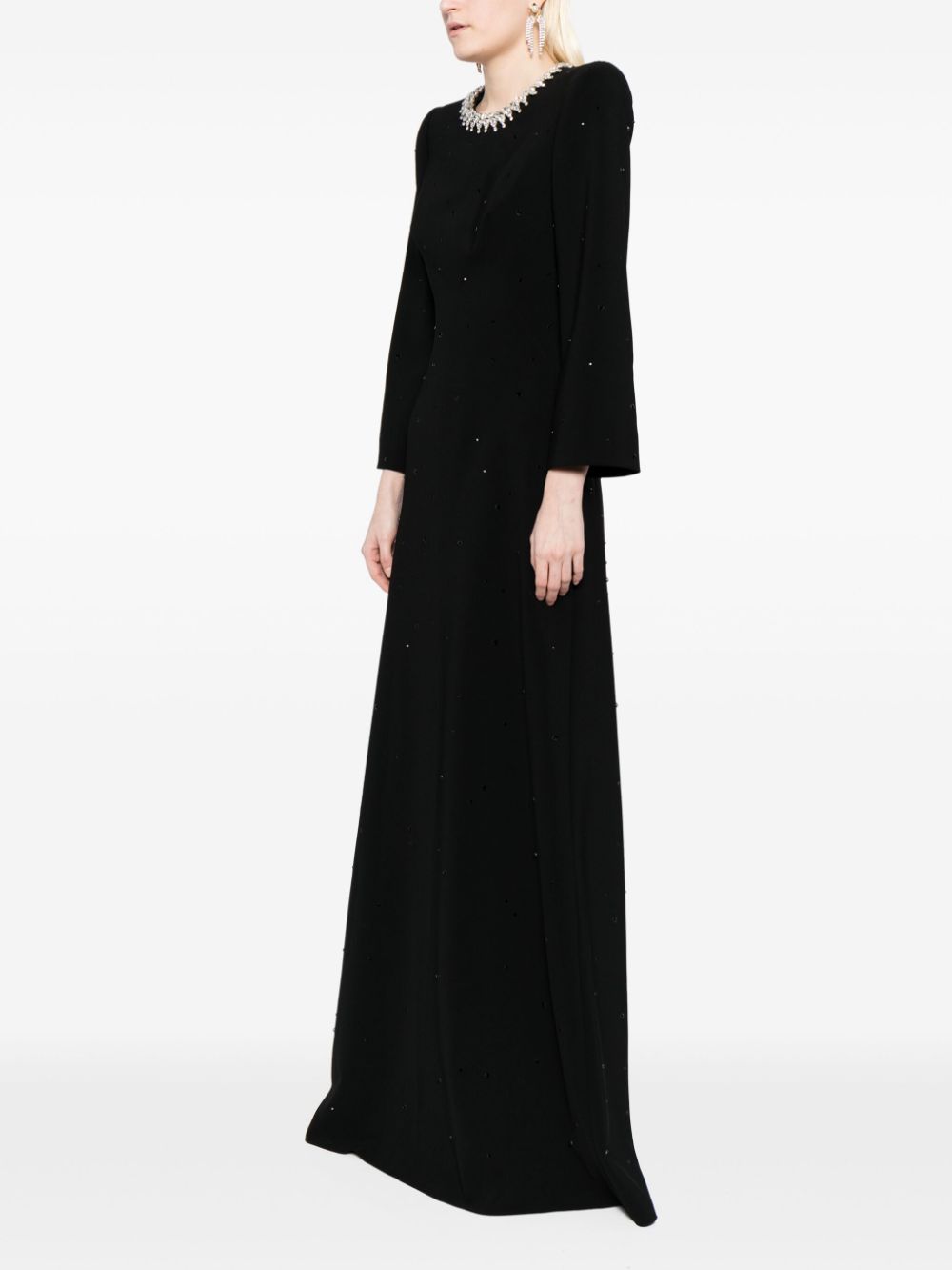 Jenny Packham Mars crepe gown Women