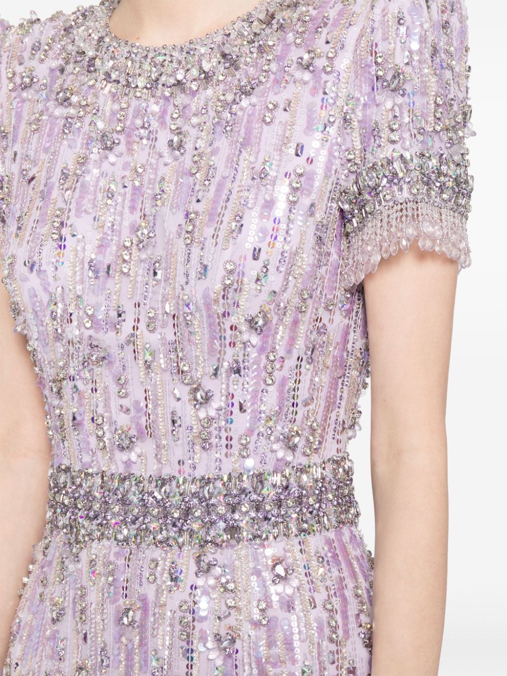 Cheap Jenny Packham Roxy sequin-embellished gown Women