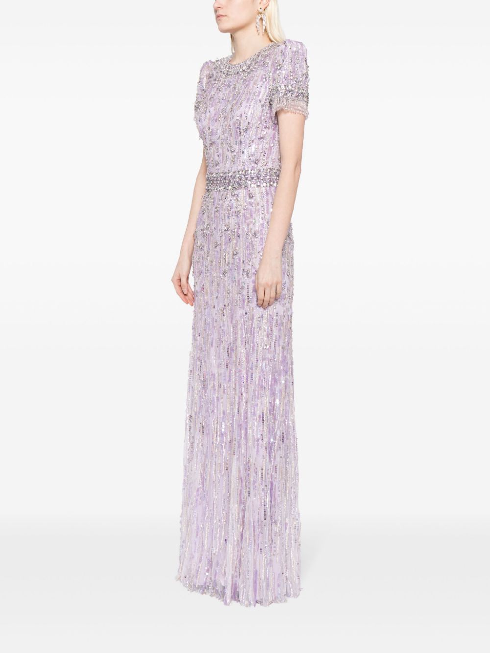 Cheap Jenny Packham Roxy sequin-embellished gown Women