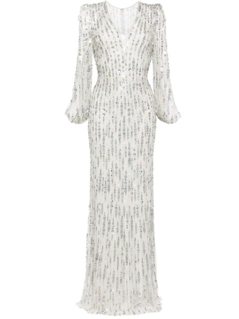 Jenny Packham Moondance sequin-embellished gown Women