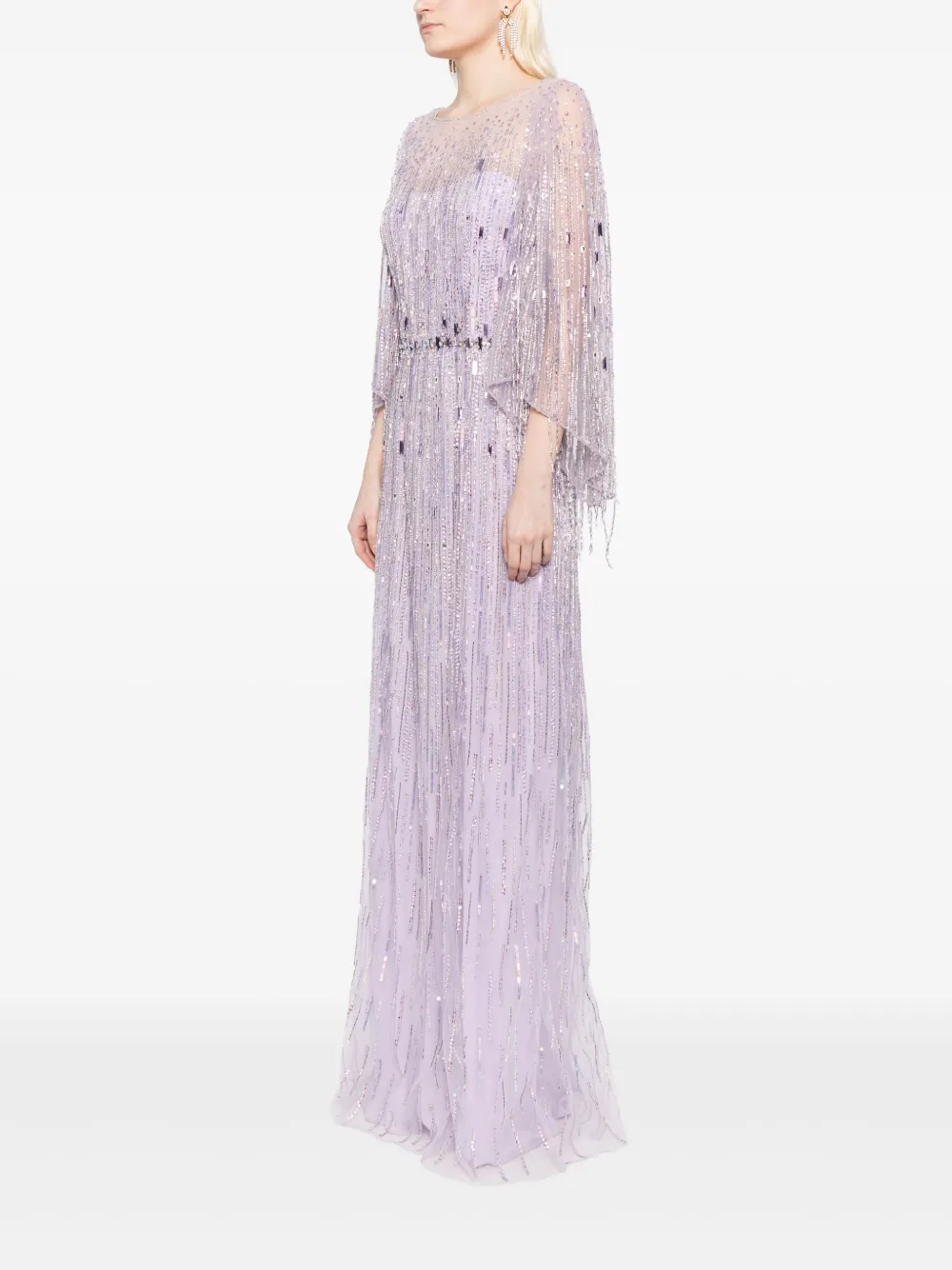 Affordable Jenny Packham Rhapsody sequin-embellished gown Women