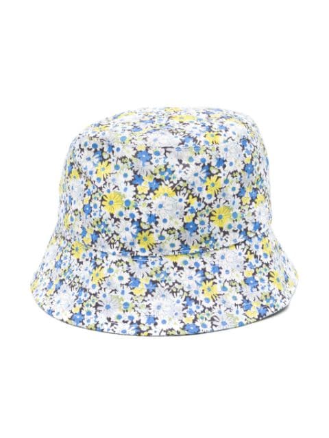 Bonpoint Chapéu bucket com estampa floral