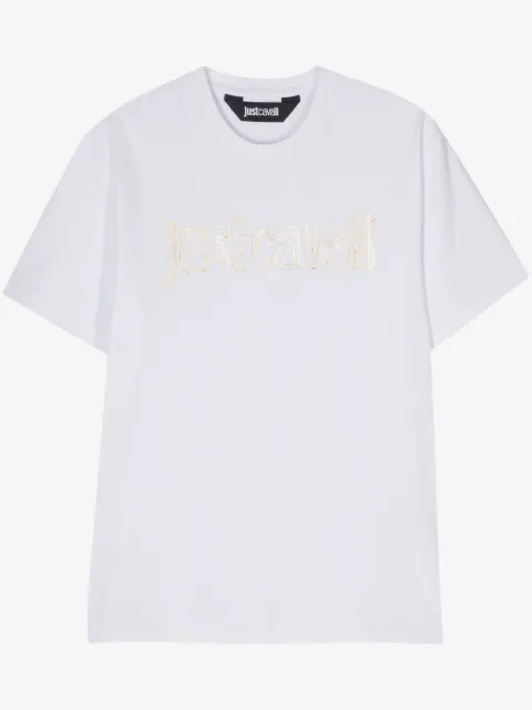 Just Cavalli logo-print cotton T-shirt
