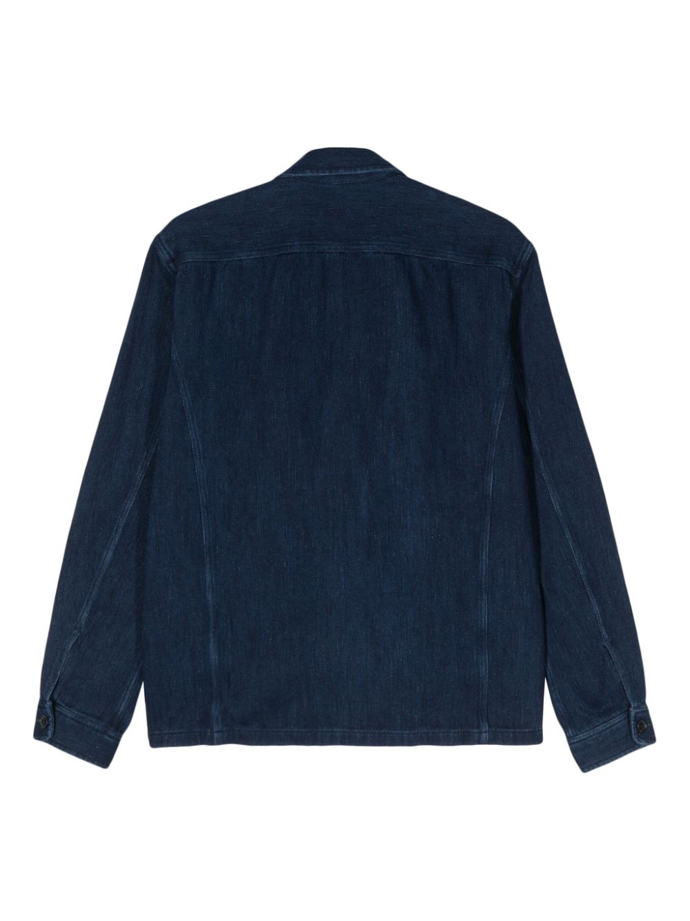 Shop Tom Ford Long-sleeve Denim Shirt In Blue