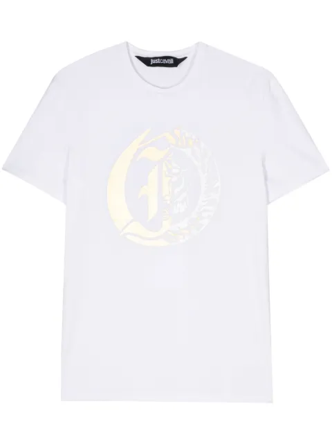 Just Cavalli logo-print cotton T-shirt
