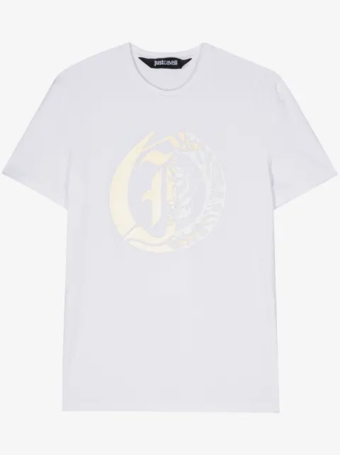 Just Cavalli logo-print cotton T-shirt