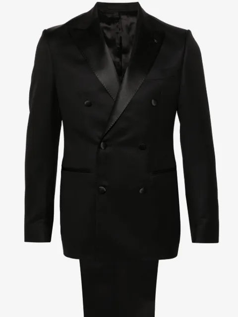 LUIGI BIANCHI MANTOVA peak-lapels double-breasted suit