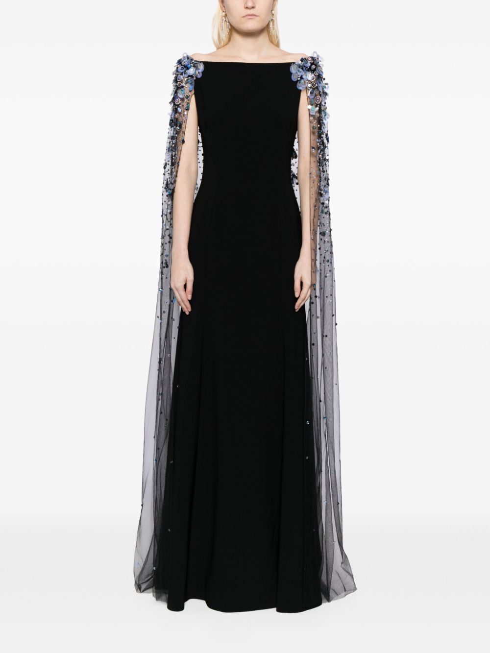 Affordable Jenny Packham Bittersweet beaded cape gown Women