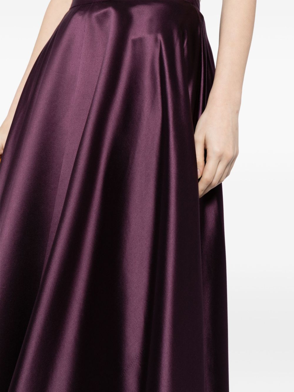 Jenny Packham Lakota satin maxi skirt Women