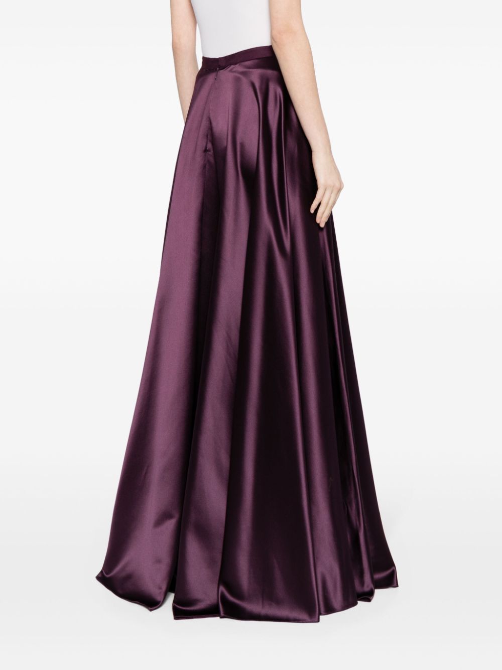 Jenny Packham Lakota satin maxi skirt Women