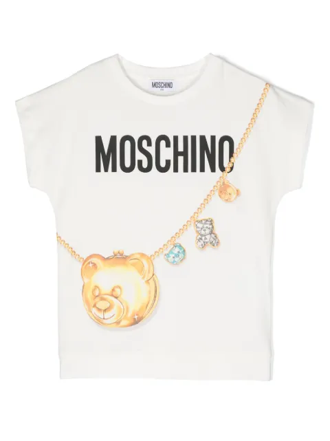 Moschino Kids logo-print T-shirt