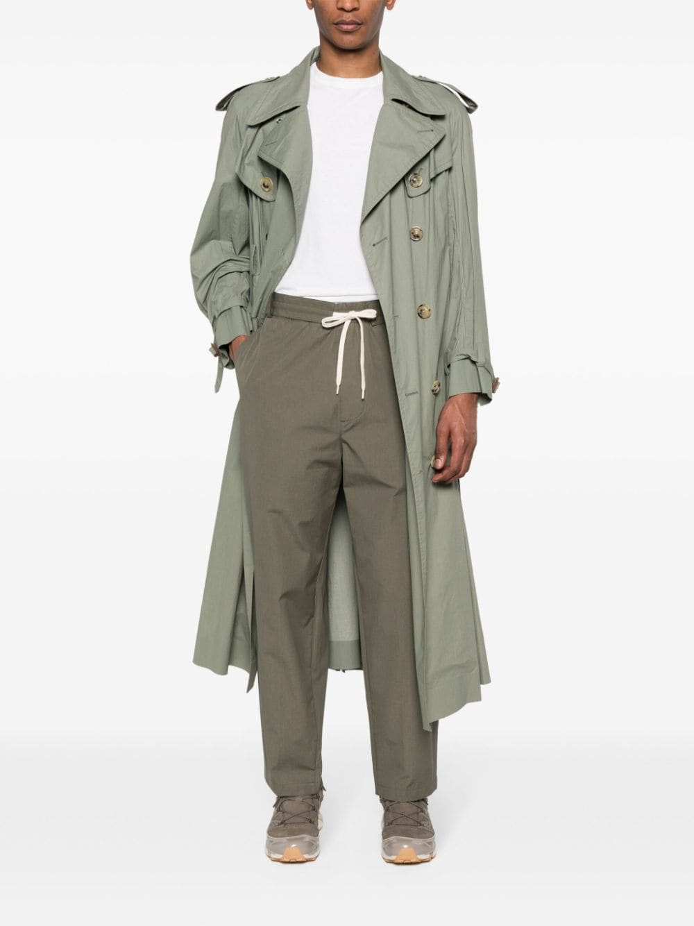 Shop Craig Green Elasticated-waistband Trousers In 绿色
