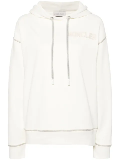 Moncler logo-embroidered hoodie