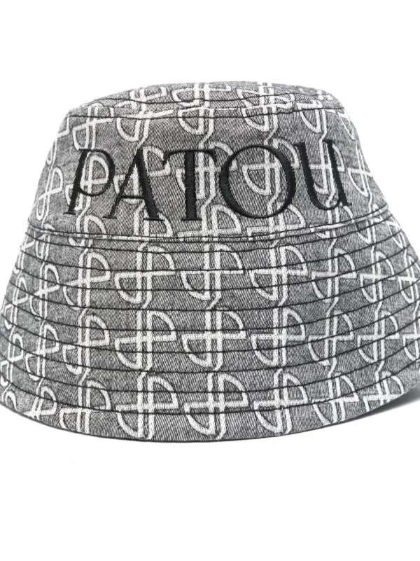 【関税&送料込】Patou Bucket Hat With Logo Patou | Patou bucket hat in organic cotton jacquard