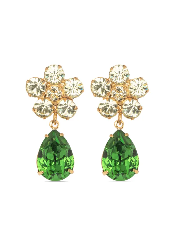 【Jennifer behr】Janna Earrings ジャンナピアス クリスタル 花 Jennifer behr】Janna Earrings ジャンナピアス クリスタル 花