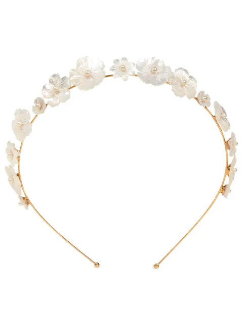 Jennifer Behr Jenna floral-appliqués headband