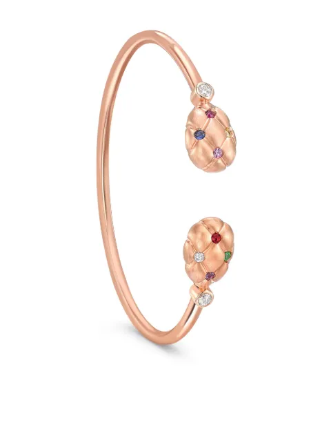 Fabergé سوار ماسك 'ترياج' ذهب وردي عيار 18 بزينة أحجار متعددة