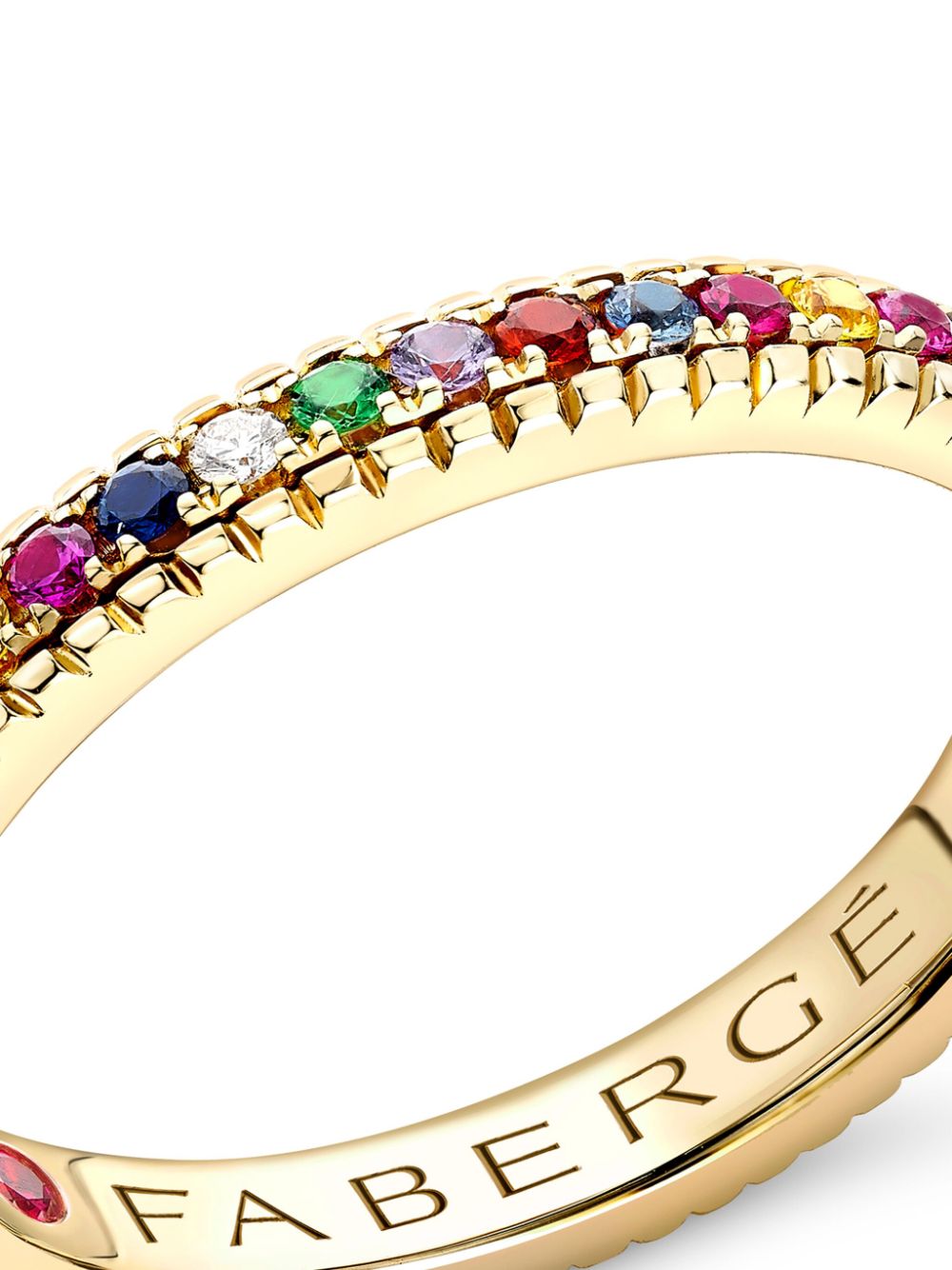 Image 2 of Fabergé 18kt yellow gold Colours of Love Yemulti-stone ring