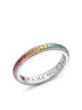 Fabergé 18kt white gold Colour Of Love multi-stone ring - Silver