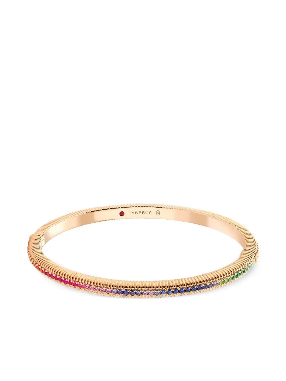 Fabergé Colour Of Love マルチストーン ブレスレット 18Kイエローゴールド - ゴールドトーン Fabergé Colour Of Love マルチストーン ブレスレット 18Kイエローゴールド - ゴールドトーン