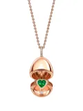 Fabergé 18kt gold Essence Heart Surprise Locket multi-stone pendant - Pink