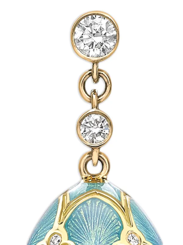 Faberge egg earrings discount