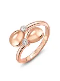 Fabergé 18kt rose gold Fabergé Essence Crossover diamonds ring