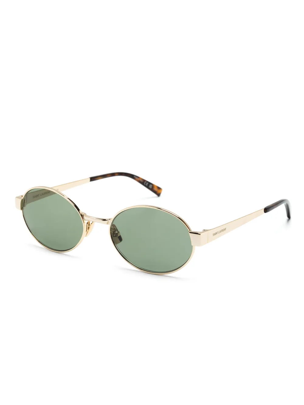 saintlaurenteyewear Saint Laurent Eyewear 692 zonnebril met ovalen montuur - Goud