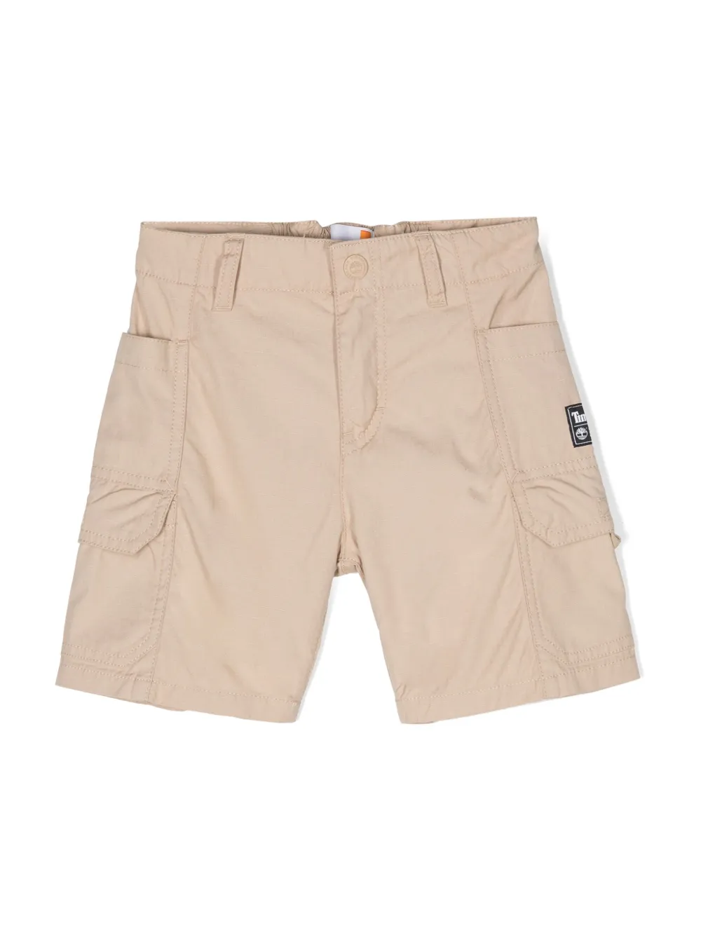 Timberland Kids Zwembroek met logo-applicatie Beige