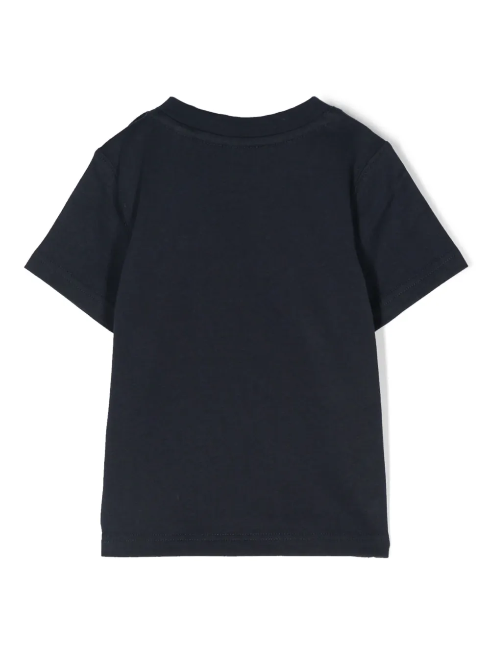 Timberland Kids Katoenen T-shirt met logoprint Blauw