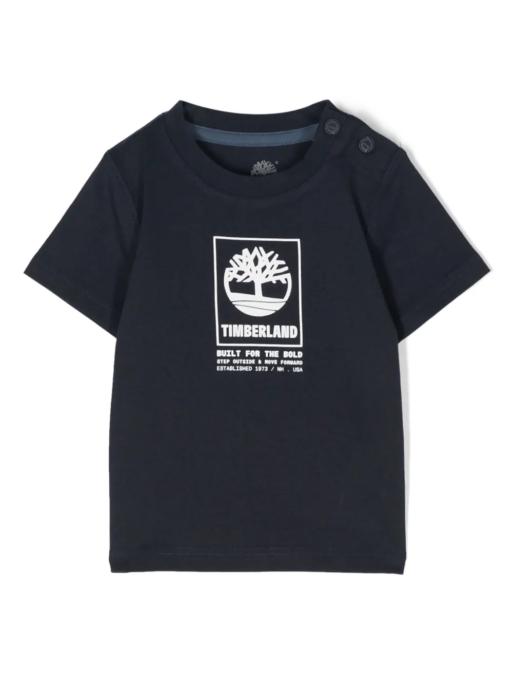 Timberland Kids ロゴ Tシャツ - ブルー Timberland Kids ロゴ Tシャツ - ブルー