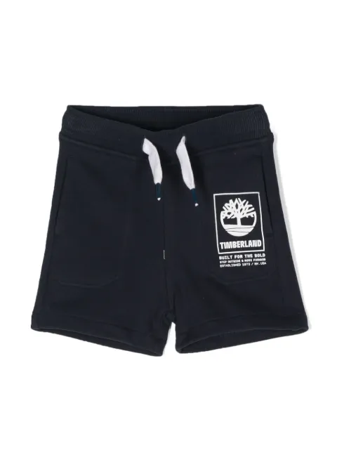 Timberland Kids logo-print track shorts