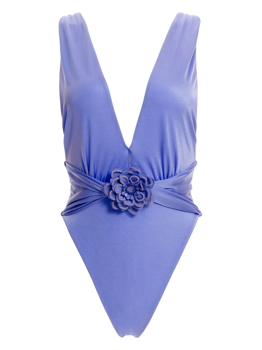 Agua Bendita Costume intero a fiori - Viola