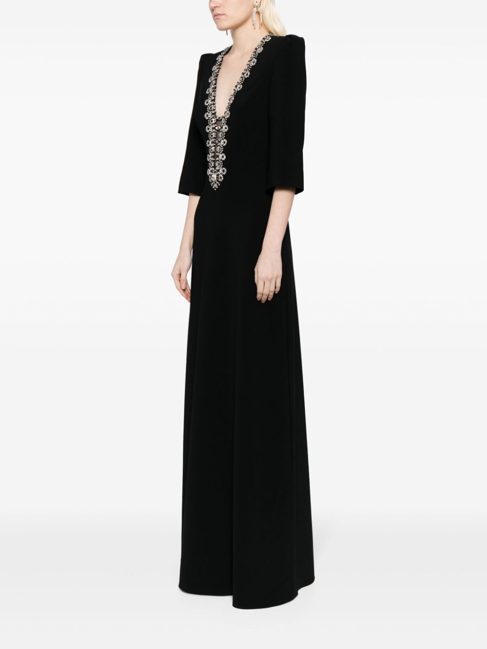 Jenny Packham Rive Gauche crystal-embellished gown Women