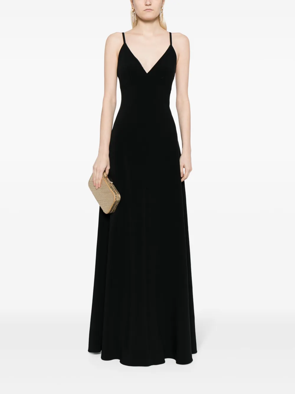 Affordable Jenny Packham Lola V-neck maxi dress Women