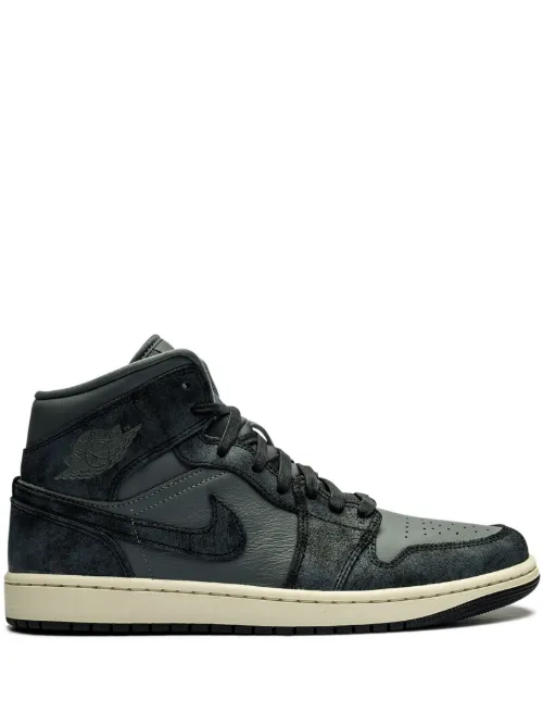 Baskets mi-montantes Air 1 'Distressed Smoke Grey' - Jordan - Modalova