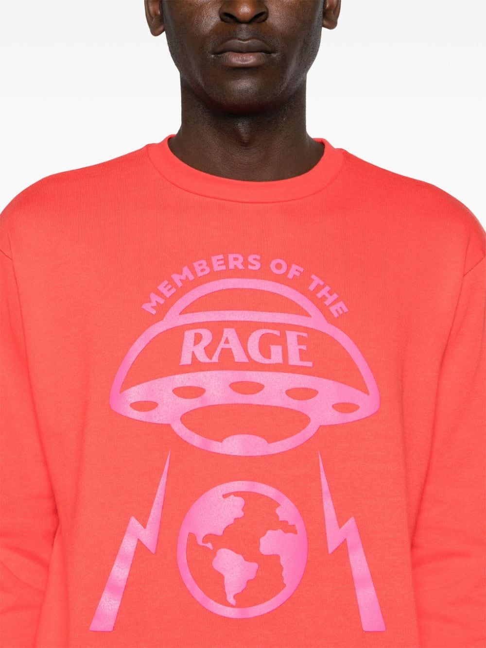 MEMBERS OF THE RAGE Spaceship katoenen T-shirt Rood