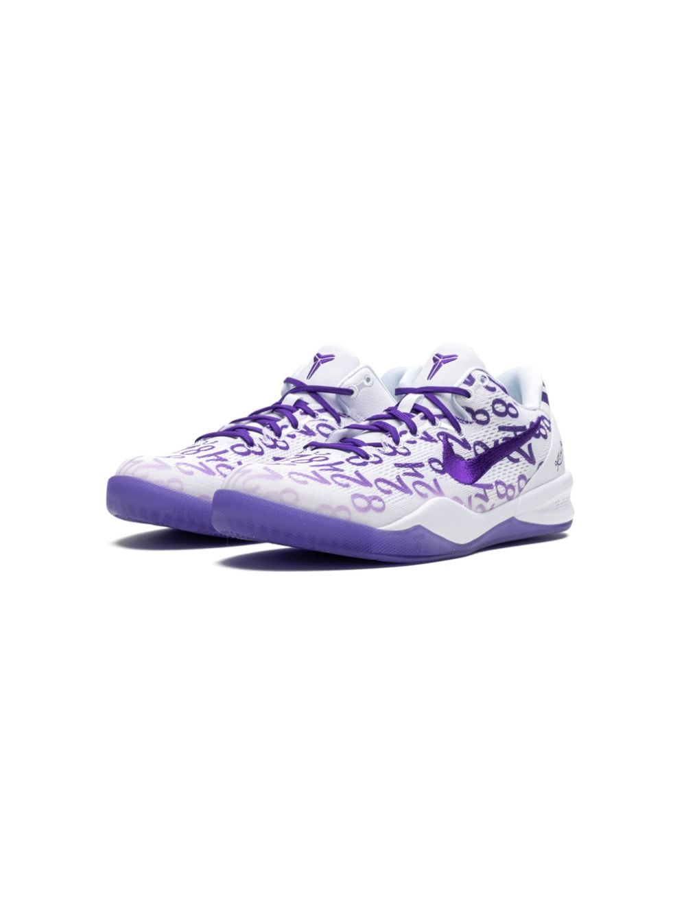 Shop Nike Kobe 8 Protro 'court Purple' Sneakers In White
