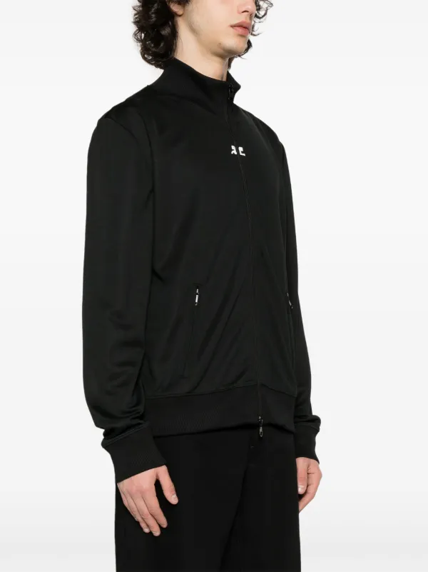 Courreges zip up Track Jacket Black FARFETCH CA