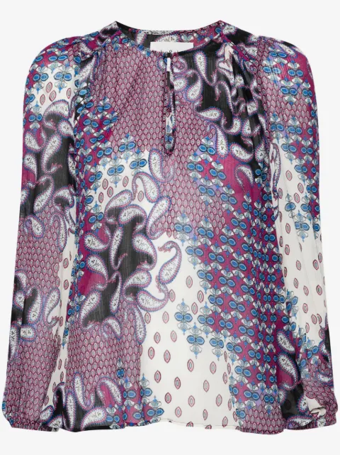 Ba&Sh blusa de georgette Blair